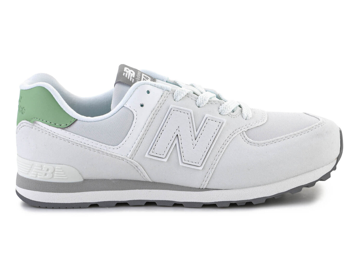 Spordijalatsid lastele New Balance GC574MW1 30090-437, valge цена и информация | Laste spordijalatsid | kaup24.ee