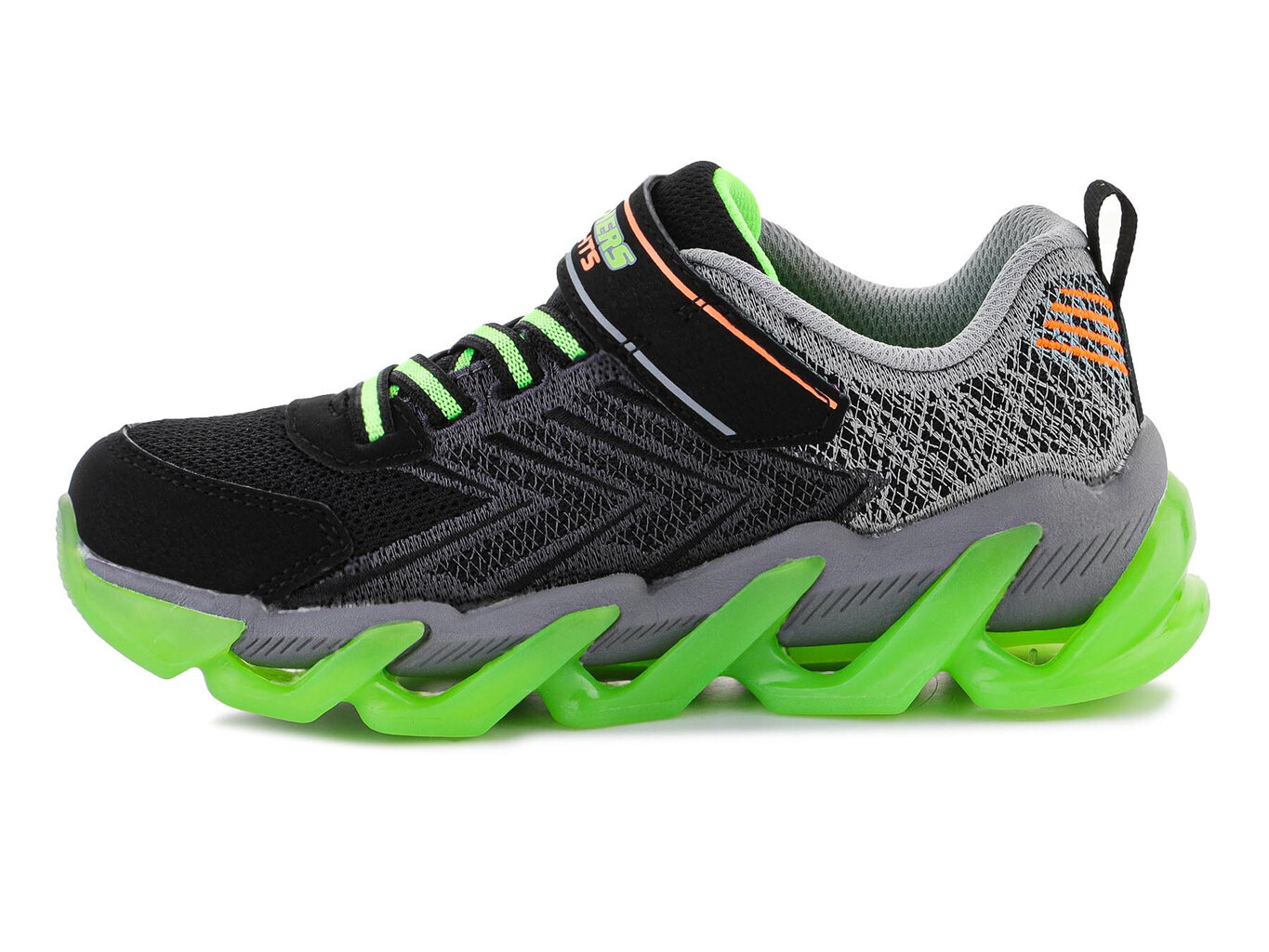 Vabaaja jalanõud lastele Skechers S Lights Mega Surge 400130L-BKLM 30155-437, must цена и информация | Laste spordijalatsid | kaup24.ee