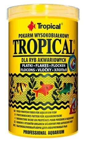 Toit akvaariumi kaladele Tropical, 1000 ml цена и информация | Toit kaladele | kaup24.ee