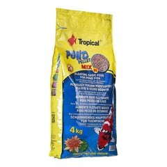 TROPICAL Pond Pellet Mix - корм для прудовых рыб - 4 кг цена и информация | Корм для живой рыбы | kaup24.ee