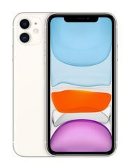 Apple iPhone 11 4/128 GB Белый MHDJ3QL/A цена и информация | Мобильные телефоны | kaup24.ee