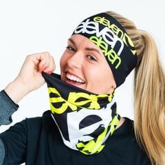 Повязка на голову Eleven Sportswear FLUO BK черная цена и информация | Женские шапки | kaup24.ee