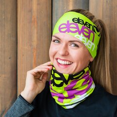 Peapael Eleven Sportswear FLUO F14 roheline hind ja info | Naiste mütsid ja peapaelad | kaup24.ee