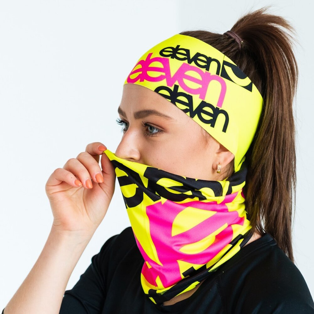 Peapael Eleven Sportswear FLUO F11 kollane hind ja info | Naiste mütsid ja peapaelad | kaup24.ee