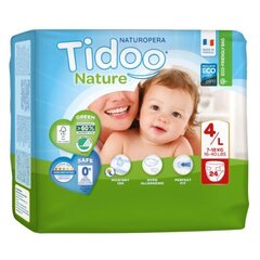 Tidoo Nature Art.142569 Ökoloogilised mähkmed L suurus 7-18kg, 24 tk hind ja info | Mähkmed | kaup24.ee