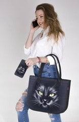 Ökovildist käekott naistele Lady Black Cats цена и информация | Женские сумки | kaup24.ee