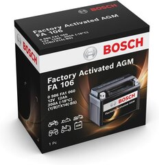 Стартерный аккумулятор Bosch 12Ач 200А YTX14-BS 150х87х145мм +- цена и информация | Аккумуляторы | kaup24.ee