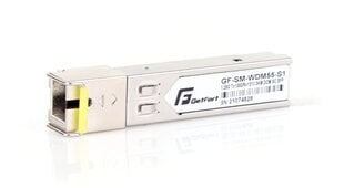 SFP-moodul GetFort WDM 1.25Gbps 3KM SC SM TX1550/RX1310 hind ja info | Valvesüsteemid, kontrollerid | kaup24.ee