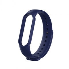 Kellarihm Silikoon Xiaomi Mi Band 5 /Mi Band 6 /Mi Band 7, Dark Blue цена и информация | Аксессуары для смарт-часов и браслетов | kaup24.ee