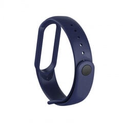 Kellarihm Silikoon Xiaomi Mi Band 5 /Mi Band 6 /Mi Band 7, Dark Blue hind ja info | Nutikellade ja nutivõrude tarvikud | kaup24.ee