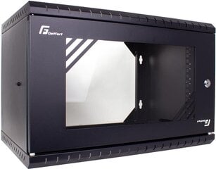 GetFort Eco v3 19" 6U 520x340 seinale paigaldatav riiul 19“ 6U 520x340 hind ja info | Arvutikorpused | kaup24.ee