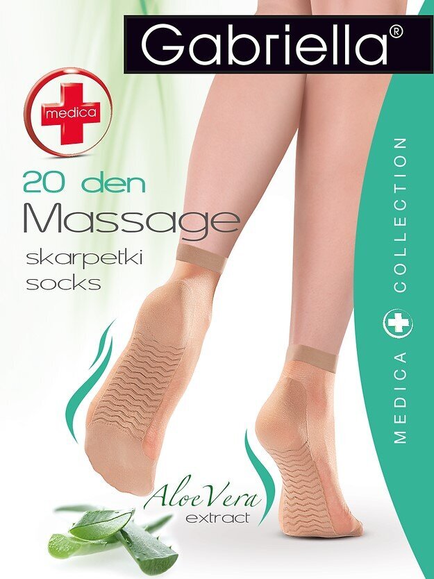 Naiste sokid Massage 20 den, must цена и информация | Naiste sokid | kaup24.ee