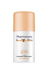 Kaitsev jumestuskreem Pharmaceris F Sun-Correction SPF50+ 30 ml, 01 Ivory цена и информация | Пудры, базы под макияж | kaup24.ee