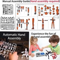 Tegevusfiguurid Titan13, Lucky Robot 13 tegevusfiguurid, 3D-prinditud mitme liigendiga liikuv robot-tegevusfiguur, näivrobot 13 tegevusfiguuriga Töölaua kaunistused Mängukingitused hind ja info | Pehmed mänguasjad | kaup24.ee