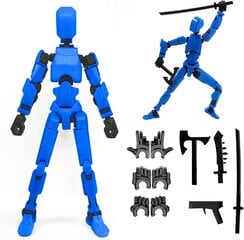 Tegevusfiguurid Titan13, Lucky Robot 13 tegevusfiguurid, 3D-prinditud mitme liigendiga liikuv robot-tegevusfiguur, näivrobot 13 tegevusfiguuriga Töölaua kaunistused Mängukingitused hind ja info | Pehmed mänguasjad | kaup24.ee