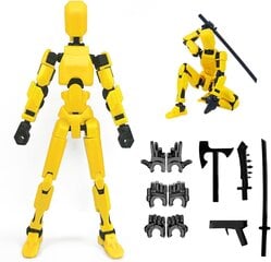 Tegevusfiguurid Titan13, Lucky Robot 13 tegevusfiguurid, 3D-prinditud mitme liigendiga liikuv robot-tegevusfiguur, näivrobot 13 tegevusfiguuriga Töölaua kaunistused Mängukingitused hind ja info | Pehmed mänguasjad | kaup24.ee