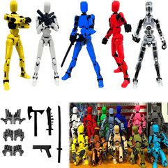 Tegevusfiguurid Titan13, Lucky Robot 13 tegevusfiguurid, 3D-prinditud mitme liigendiga liikuv robot-tegevusfiguur, näivrobot 13 tegevusfiguuriga Töölaua kaunistused Mängukingitused hind ja info | Pehmed mänguasjad | kaup24.ee