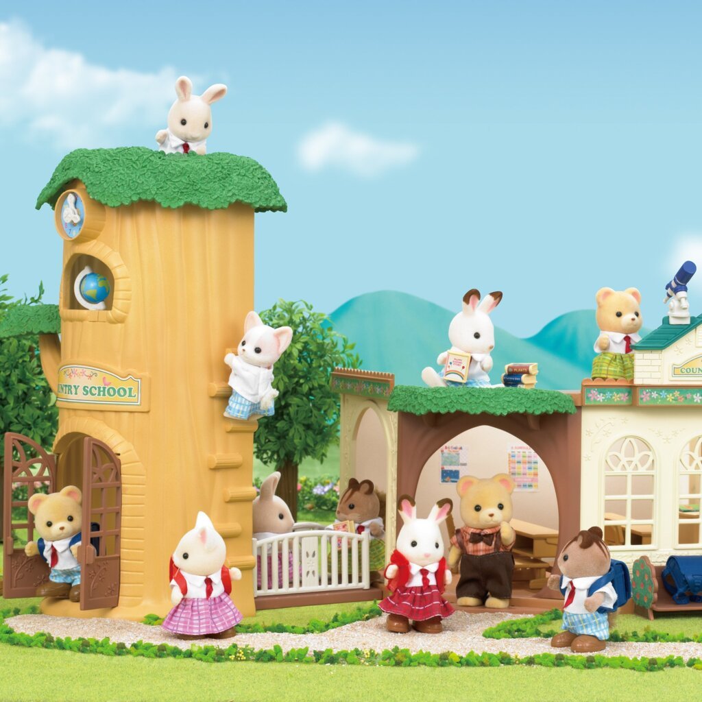 SYLVANIAN FAMILIES mängukomplekt Country Tree School hind ja info | Liivakastid, liiv ja mänguasjad | kaup24.ee