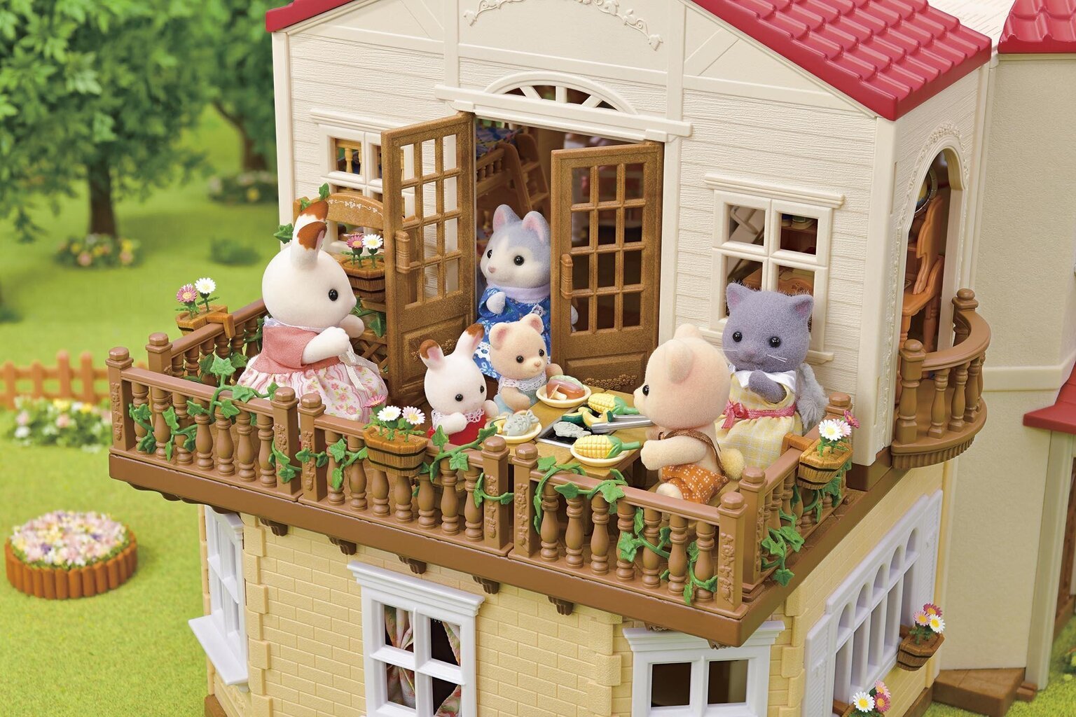 Sylvanian Families mängukomplekt Punase Katusega Maakodu цена и информация | Tüdrukute mänguasjad | kaup24.ee