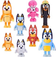 8tk Bluey Bingo Friend Model Figuuri Cartoon Mini PVC liikuvate liigeste kujuke hind ja info | Mudelautode kollektsioneerimine | kaup24.ee