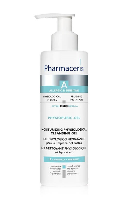 Puhastav näogeel Pharmaceris A A - Allergic & Sensitive 190 ml hind ja info | Näopuhastusvahendid | kaup24.ee