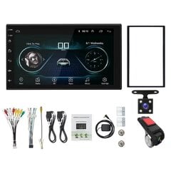 Farrot Car multimeediumipleier, AUTO RADIO 2 din 7 tolli Android 13.0, GPS-navigatsioon, WIFI, USB, Bluetooth, + tagakaamera ja DVR ADAS hind ja info | Autoraadiod, multimeedia | kaup24.ee