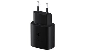 Adapter Samsung EP-TA800NBEGEU, must цена и информация | Зарядные устройства для телефонов | kaup24.ee