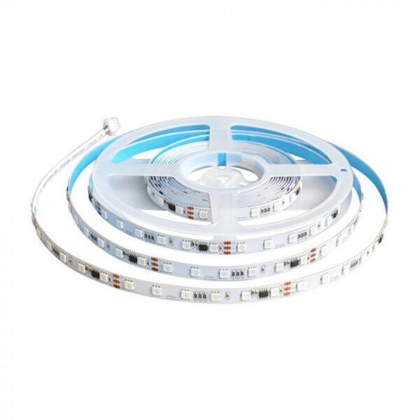 LED riba Magic V-Tac WIFI koos puldiga, RGB, 24V, 13 W, 5 m hind ja info | LED ribad | kaup24.ee