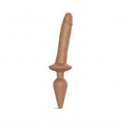 Dildo Strap-On-Me Switch Plug-in Realistic Dildo Caramel S, pruun hind ja info | Dildod | kaup24.ee