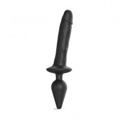 Strap-On-Me - Switch Plug-in Realistic Dildo Black XXL цена и информация | Фаллоимитаторы | kaup24.ee