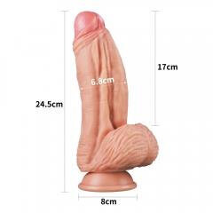 Dildo Lovetoy Nature Cock King, 24.5 x 8 cm hind ja info | Dildod | kaup24.ee