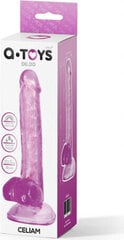 Dildo Toyfa, lilla цена и информация | Фаллоимитаторы | kaup24.ee