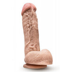 DR. SKIN MR. D 8.5 INCH DILDO WITH BALLS BEIGE цена и информация | Dildod | kaup24.ee