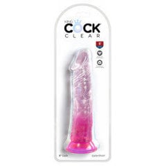 King Cock Clear 8 Pink цена и информация | Фаллоимитаторы | kaup24.ee