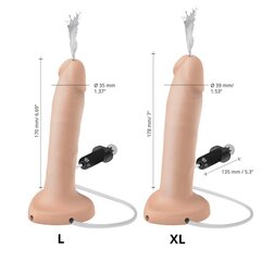 Strap-On-Me - Squirting Cum Dildo Realistinis Vanilės L цена и информация | Фаллоимитаторы | kaup24.ee