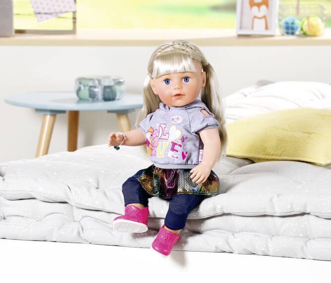 Nukk blond õde Zapf Baby Born ® Soft Touch, 824603, 43 cm цена и информация | Tüdrukute mänguasjad | kaup24.ee