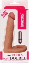 Vibraator Lovetoy The Ultra Soft Double-Vibrating, beež цена и информация | Вибраторы | kaup24.ee