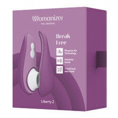 Vibraator Womanizer air pulsator Liberty 2 Purple, lilla hind ja info | Vibraatorid | kaup24.ee