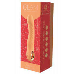 Vibraator Glam Flexible Ribbed Vibe, oranž hind ja info | Vibraatorid | kaup24.ee