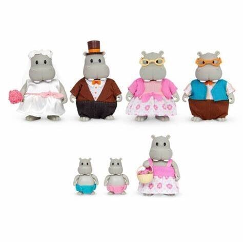 Pere minifiguur pulmakomplekt Li'l Woodzeez Pitterpotemus Hippo hind ja info | Tüdrukute mänguasjad | kaup24.ee