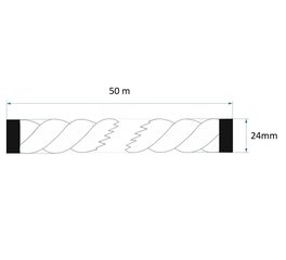 Džuutköis 24mm, 50 m hind ja info | Aiatööriistad | kaup24.ee