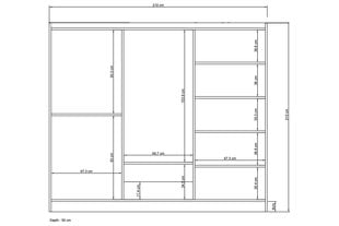 Riidekapp Asir Inci 1816, valge hind ja info | Kapid | kaup24.ee