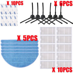 HEAP Filter Mop Riidest küljehari chuwi ilife v5s life v5 pro x5 V3L V5 V3S V3S pro V50 robottolmuimeja osad hind ja info | Tolmuimejate lisatarvikud | kaup24.ee