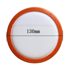 146mm/130mm pestav tolmuimeja Filter ümmargune HV filter puuvillased filtrielemendid HEPA Midea jaoks C3-L148B C3-L143B VC14A1-VC цена и информация | Аксессуары для пылесосов | kaup24.ee