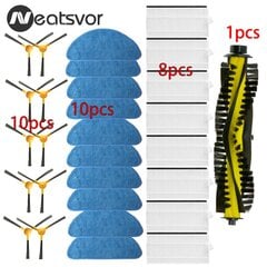 Hepa Filter Mopi põhihari Neatsvor X500 X520 X600 Pro Tesvor X500 T8 S6 Ikhose jaoks Loo NetBot S15 tolmuimeja varuosad цена и информация | Аксессуары для пылесосов | kaup24.ee