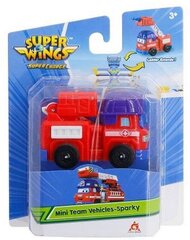 Super Wings Мини-команда транспортных средств Транспорт Спарки 5 см цена и информация | Атрибутика для игроков | kaup24.ee