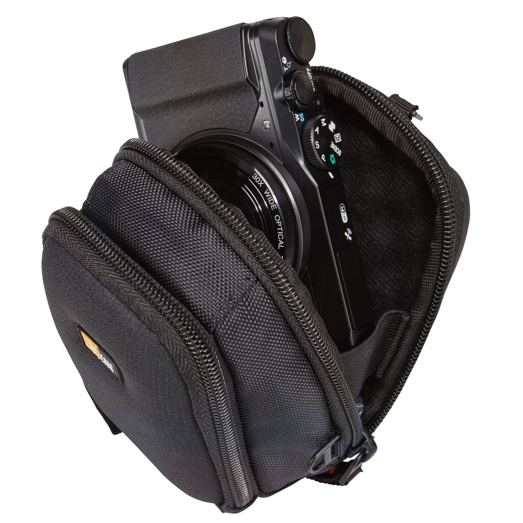 Case Logic M Camera Case P&S SLDC-202, must цена и информация | Kotid, vutlarid fotoaparaatidele | kaup24.ee