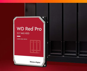 WD Red Pro 8 TB WD8003FFBX 3,5'', 7200 rpm, SATA 6 Gb/s kõvaketas hind ja info | Sisemised kõvakettad (HDD, SSD, Hybrid) | kaup24.ee