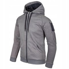 Meeste kapuutsiga dressipluus Helikon-Tex Urban Tactical Hoodie, Hall melanž hind ja info | Meeste pusad | kaup24.ee