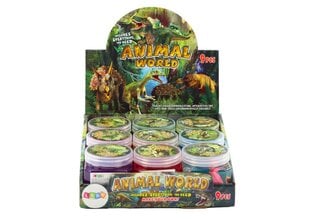 Lima dinosaurusefiguuridega, 150 g hind ja info | Kunstitarbed, voolimise tarvikud | kaup24.ee